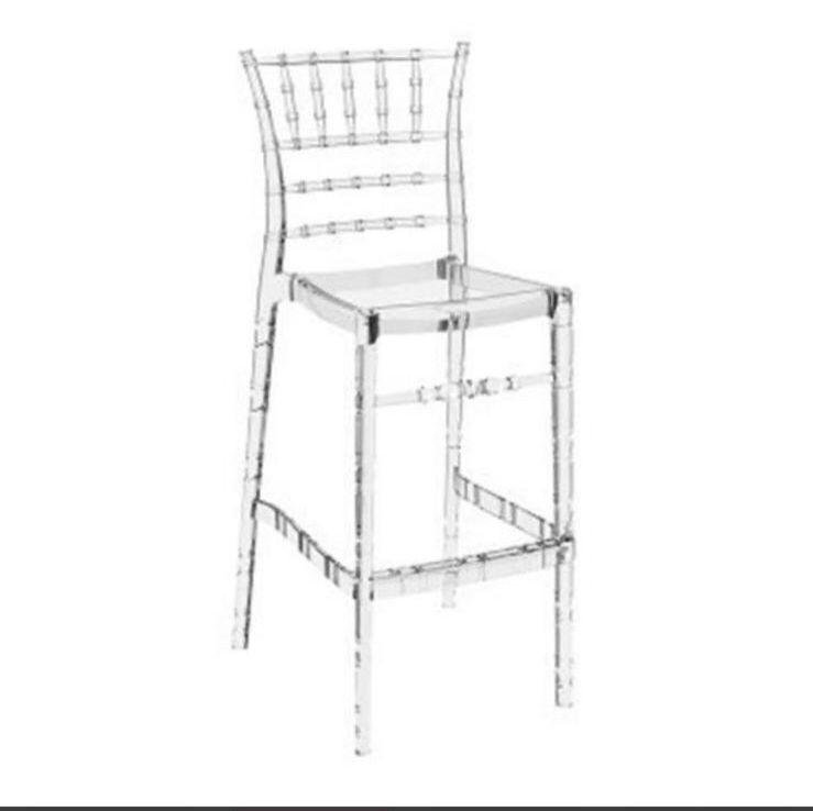 Şeffaf Bar Sandalyesi