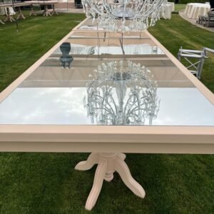 Aynalı Dikdörtgen Masa